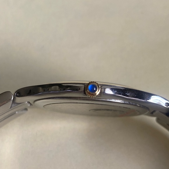 Movado 84-E7-878 Sapphire Crystal 35mm White Dial Date Adjust Men’s Watch. Nice! - Picture 10 of 13